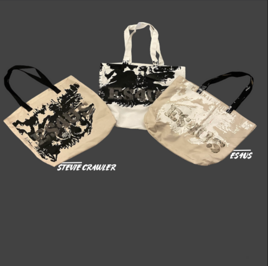 Stevie Crawler Tote Bags